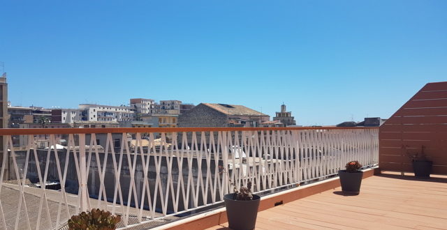 view from the deluxe studio with terrace