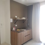 deluxe studio kitchen with terrace
