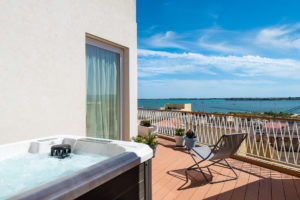 view from the deluxe two-room apartment with jacuzzi